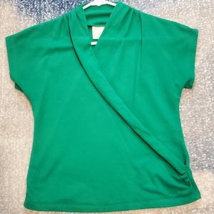 Maeve Kelly Green Cotton Top